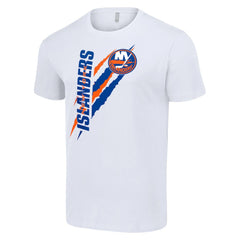 New York Islanders Starter Color Scratch T-Shirt - White - NHL 201076173