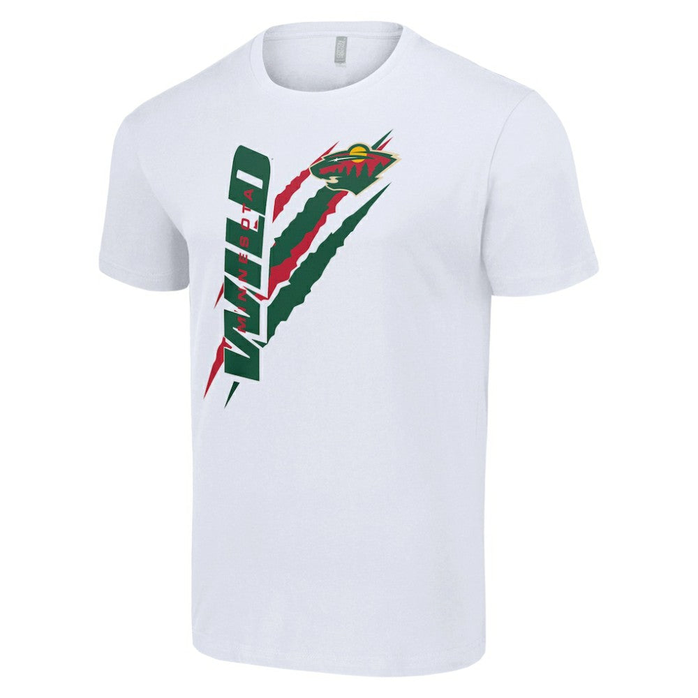 Minnesota Wild Starter Color Scratch T-Shirt - White - NHL 201076175