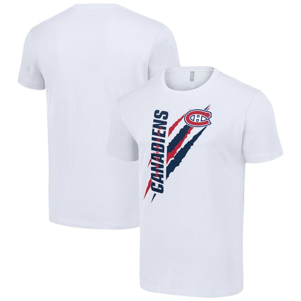 Montreal Canadiens Starter Color Scratch T-Shirt - White - NHL 201076177