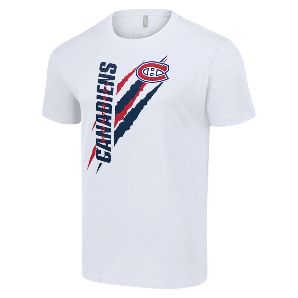 Montreal Canadiens Starter Color Scratch T-Shirt - White - NHL 201076177