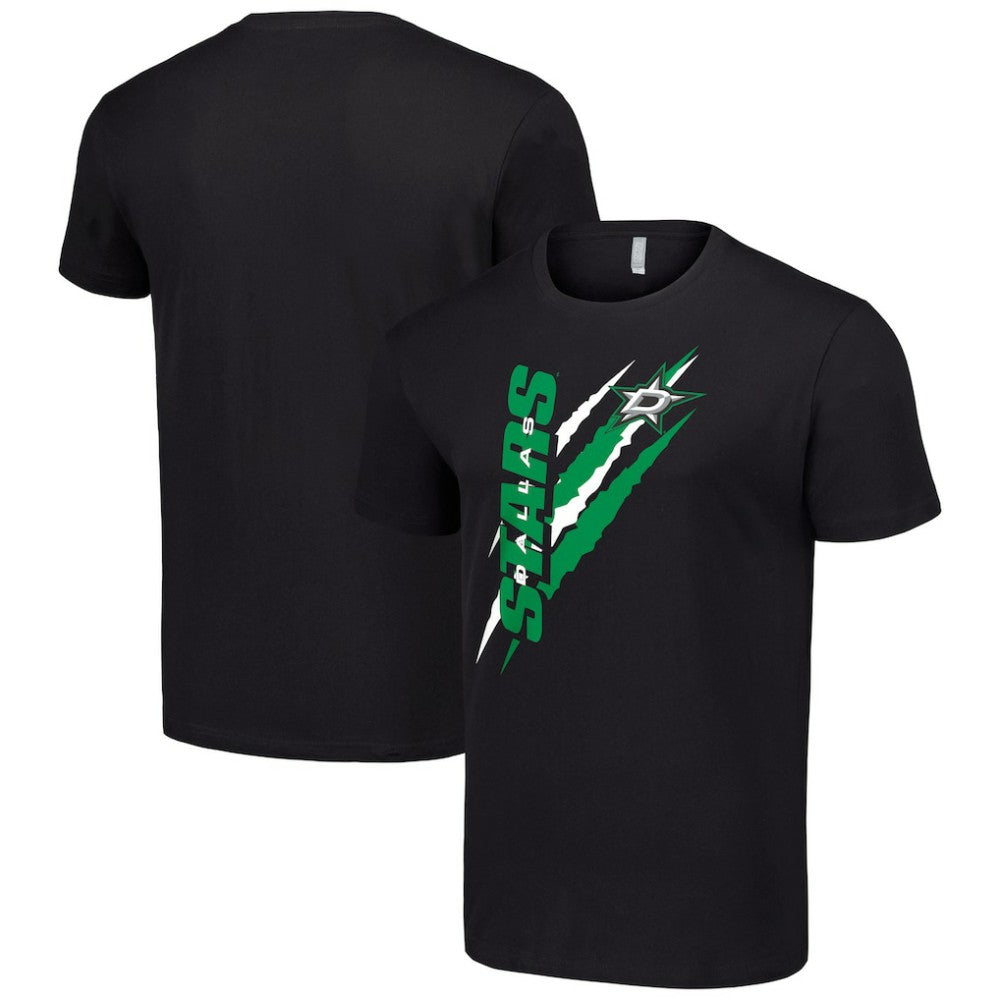 Dallas Stars Starter Color Scratch T-Shirt - Black - NHL 201076193