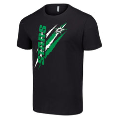 Dallas Stars Starter Color Scratch T-Shirt - Black - NHL 201076193