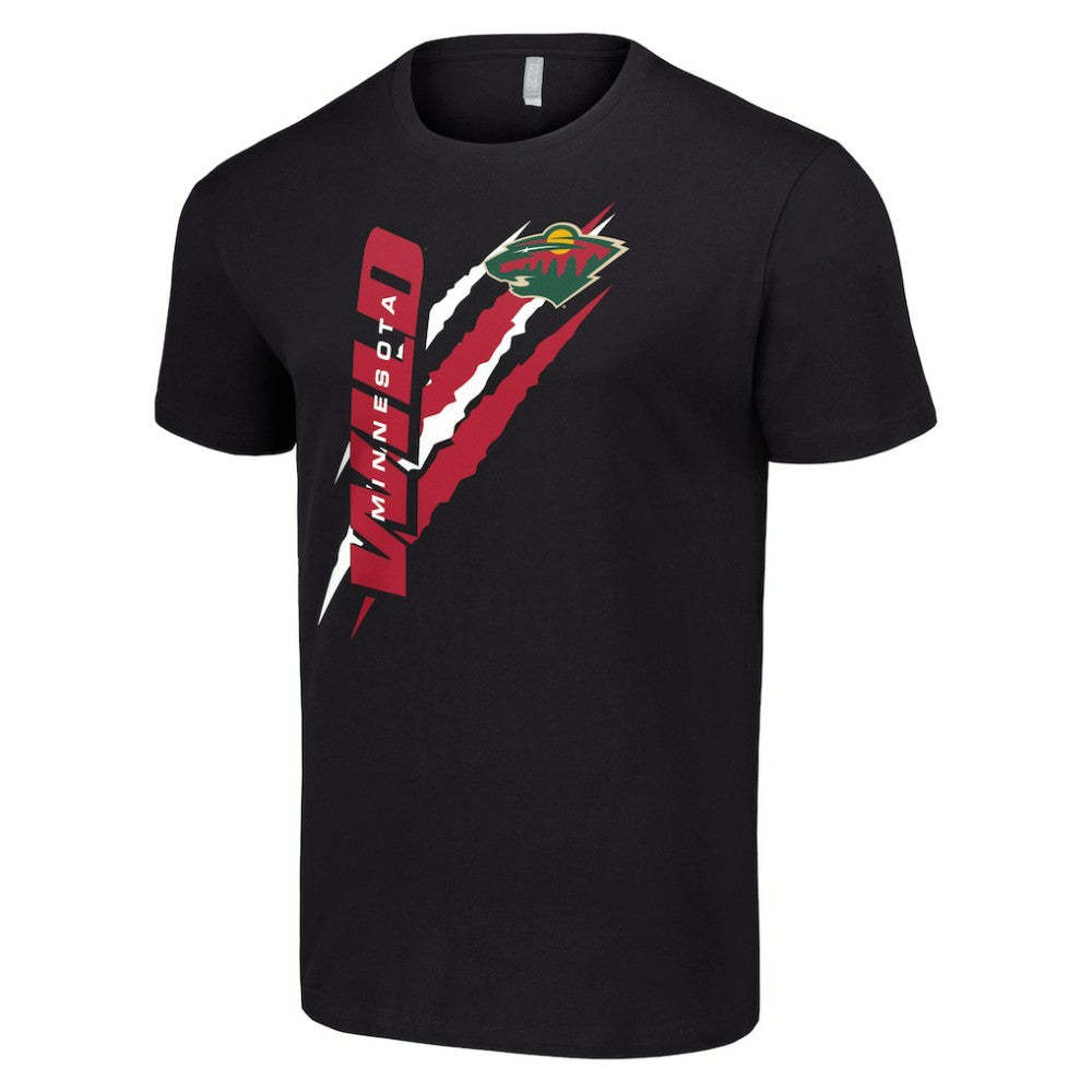 Minnesota Wild Starter Color Scratch T-Shirt - Black - NHL 201076197
