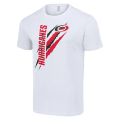 Carolina Hurricanes Starter Color Scratch T-Shirt - White - NHL 201076199