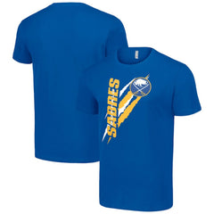 Buffalo Sabres Starter Color Scratch T-Shirt - Royal - NHL 201076223
