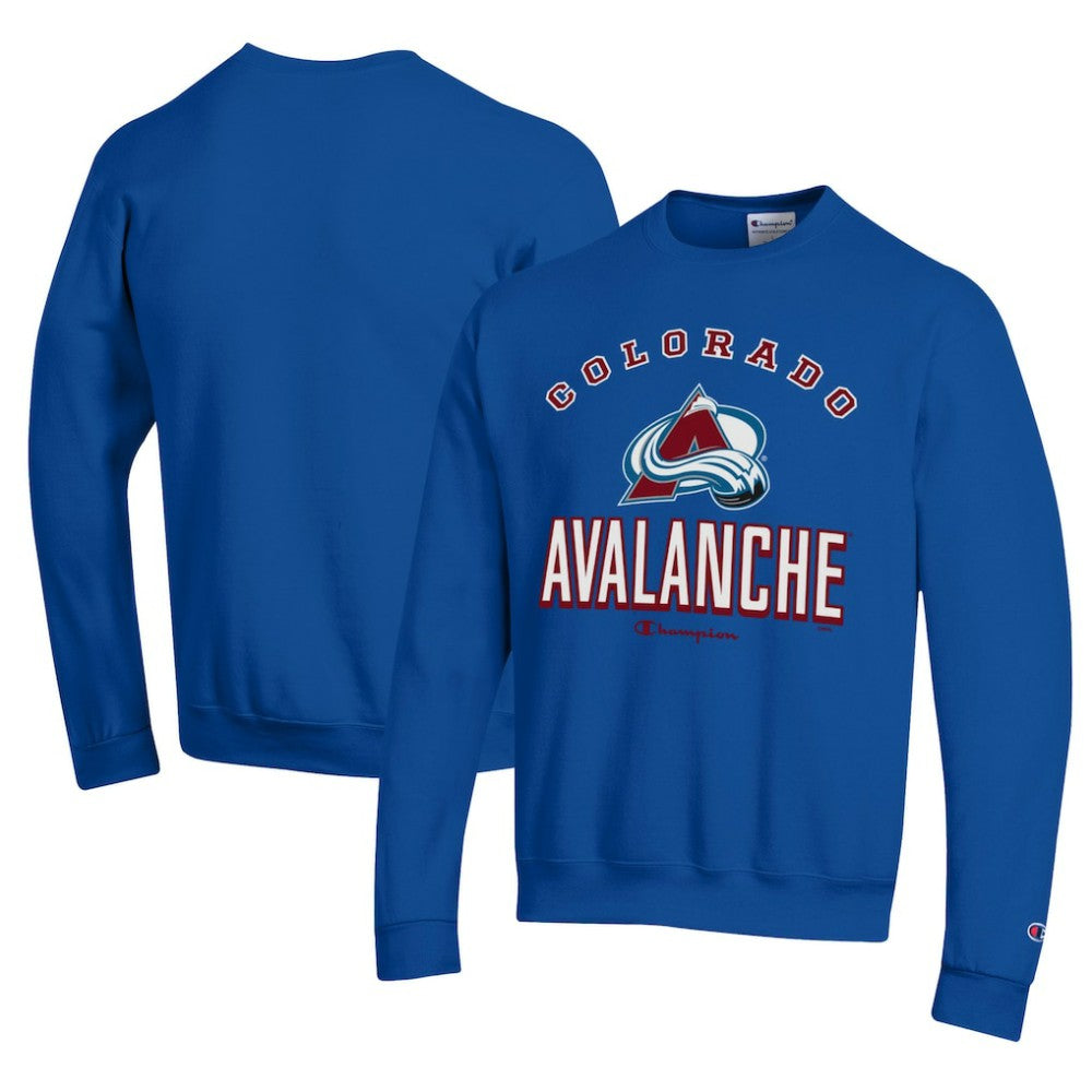 Colorado Avalanche Champion Eco Powerblend Crewneck Sweatshirt - Royal - NHL 201078081