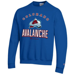 Colorado Avalanche Champion Eco Powerblend Crewneck Sweatshirt - Royal - NHL 201078081