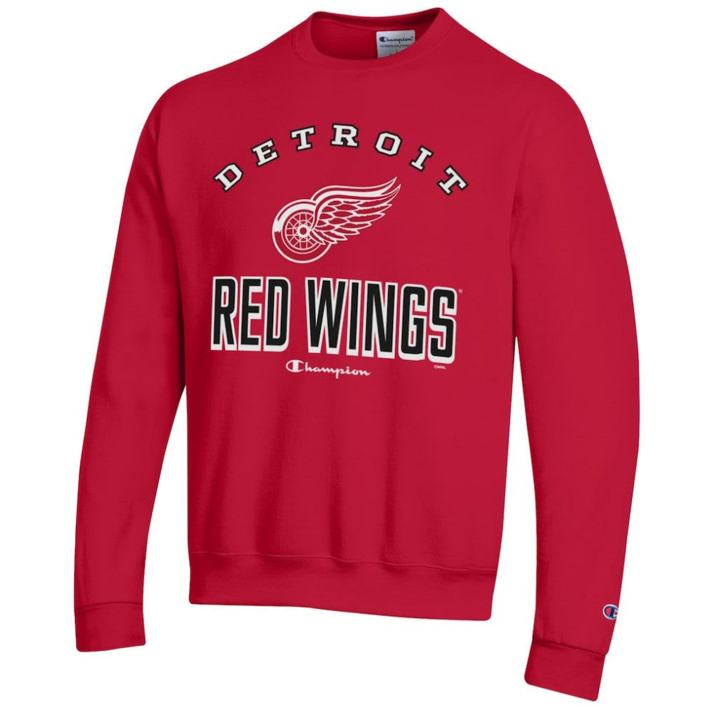 Detroit Red Wings Champion Eco Powerblend Crewneck Sweatshirt - Red - NHL 201078085