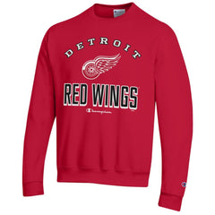 Detroit Red Wings Champion Eco Powerblend Crewneck Sweatshirt - Red - NHL 201078085