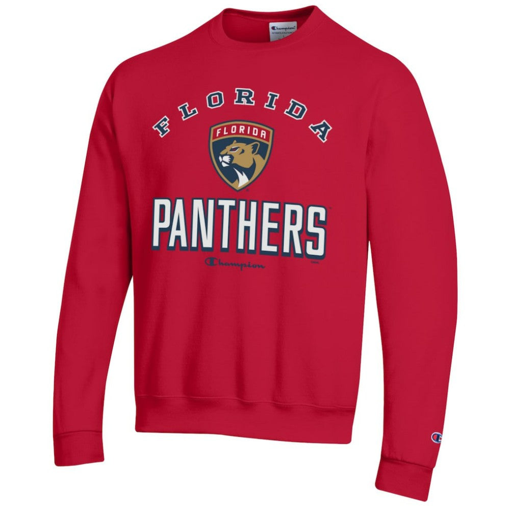 Florida Panthers Champion Eco Powerblend Crewneck Sweatshirt - Red - NHL 201078087