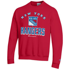 New York Rangers Champion Eco Powerblend Crewneck Sweatshirt - Red - NHL 201078094