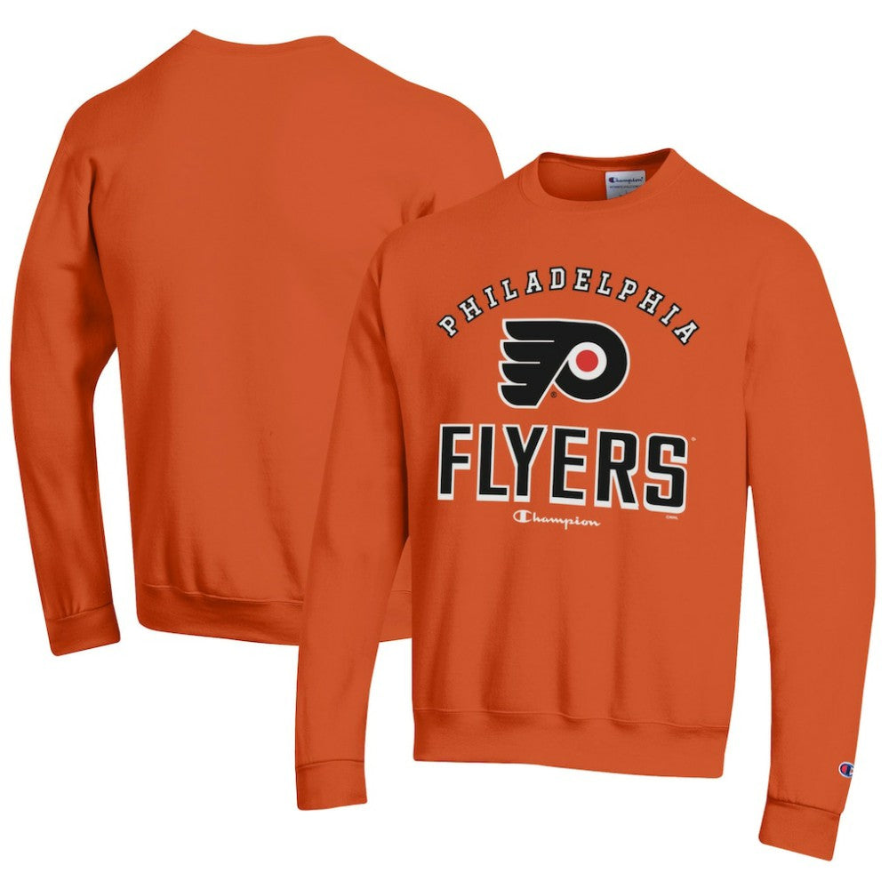 Philadelphia Flyers Champion Eco Powerblend Crewneck Sweatshirt - Orange - NHL 201078096
