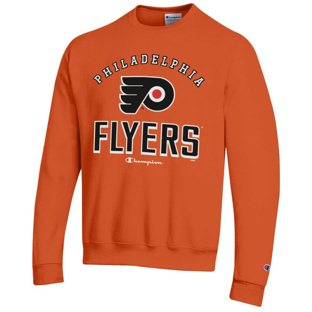 Philadelphia Flyers Champion Eco Powerblend Crewneck Sweatshirt - Orange - NHL 201078096