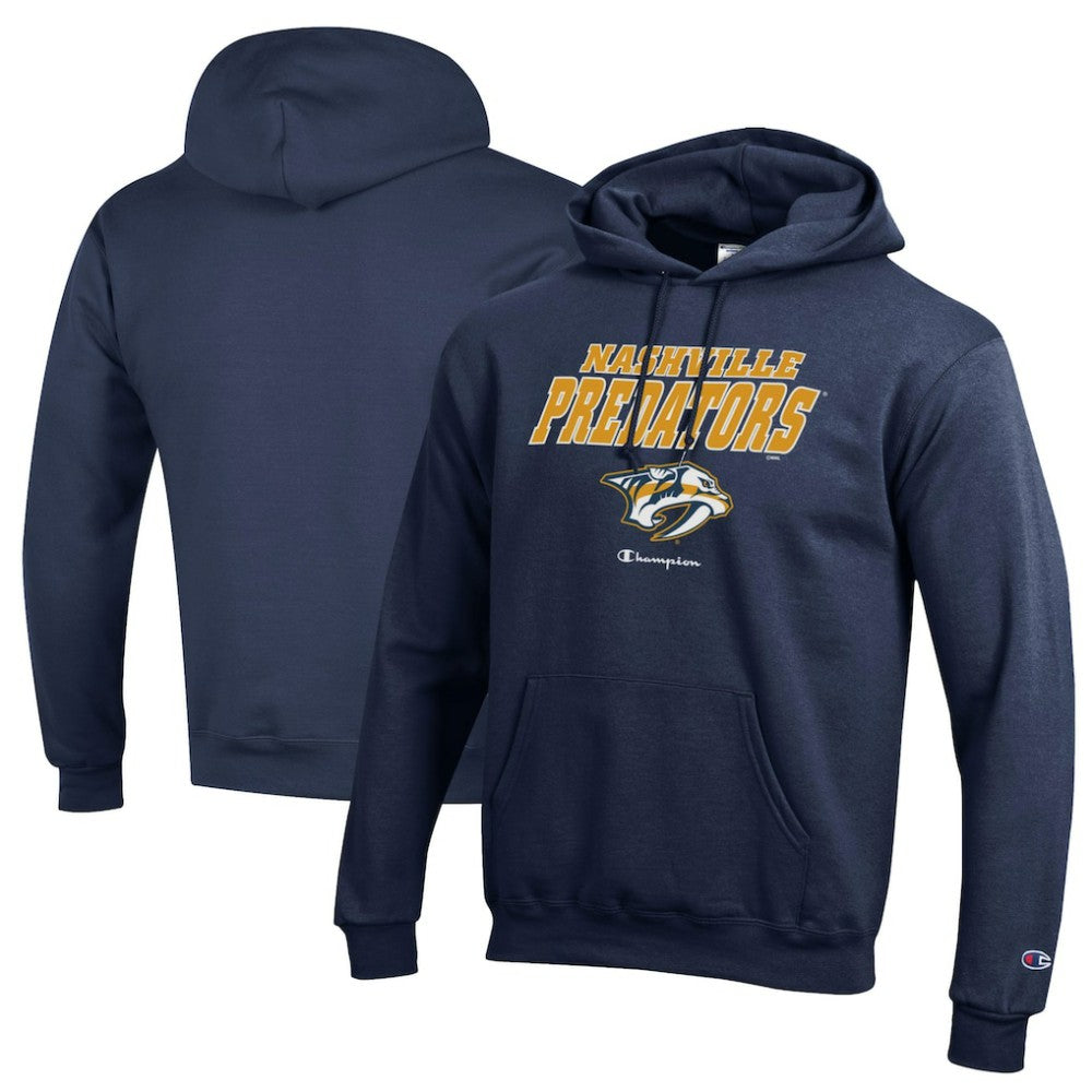 Nashville Predators Champion Eco Powerblend Pullover Hoodie - Navy - NHL 201078117