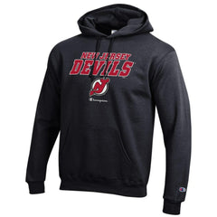 New Jersey Devils Champion Eco Powerblend Pullover Hoodie - Black - NHL 201078118