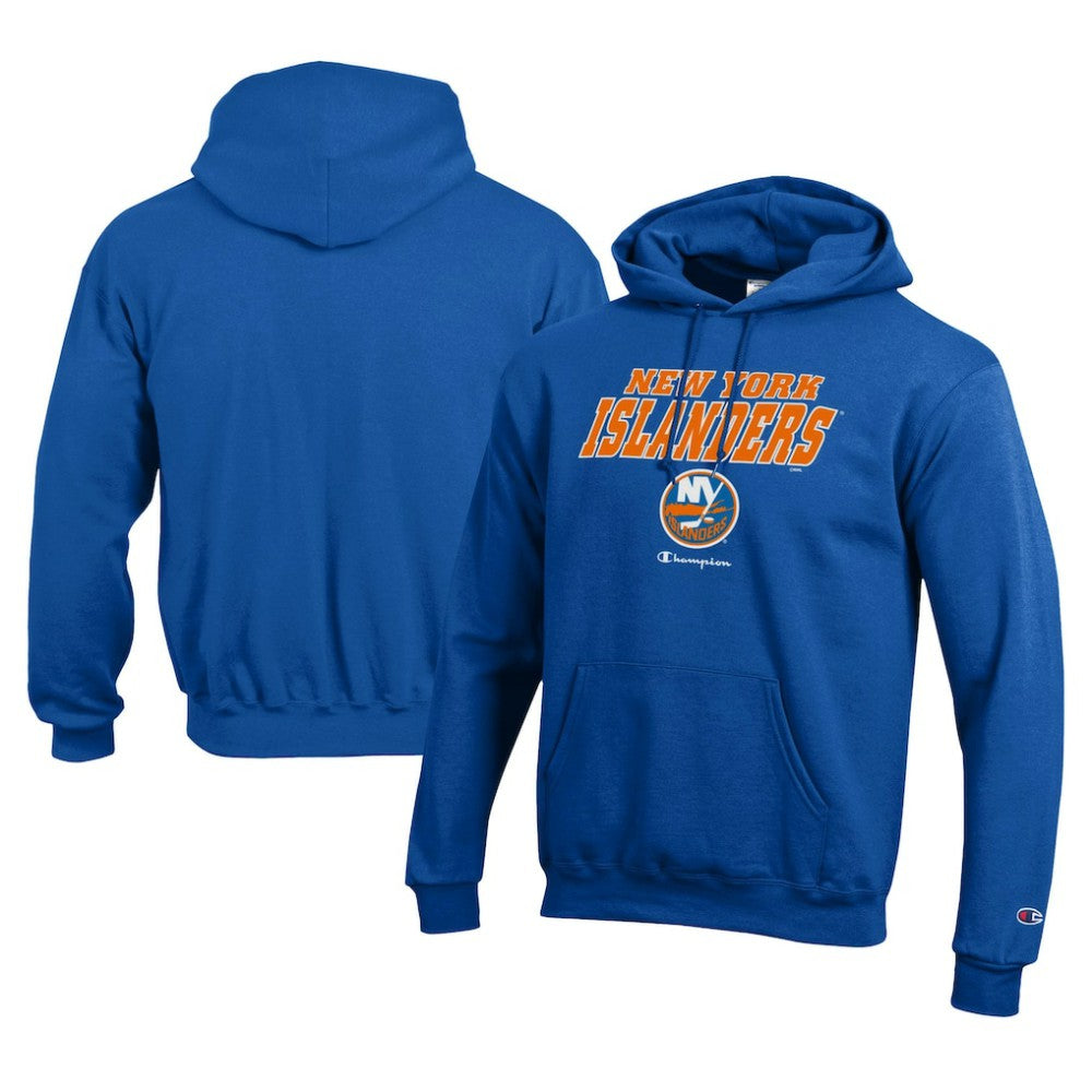 New York Islanders Champion Eco Powerblend Pullover Hoodie - Royal - NHL 201078119