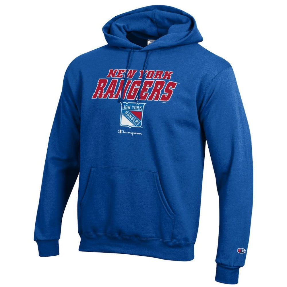 New York Rangers Champion Eco Powerblend Pullover Hoodie - Royal - NHL 201078120
