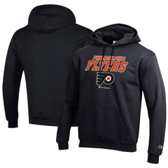 Philadelphia Flyers Champion Eco Powerblend Pullover Hoodie - Black - NHL 201078122