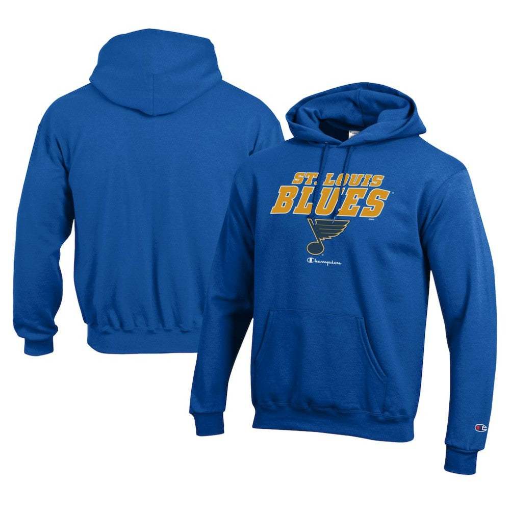 St. Louis Blues Champion Eco Powerblend Pullover Hoodie - Royal - NHL 201078126