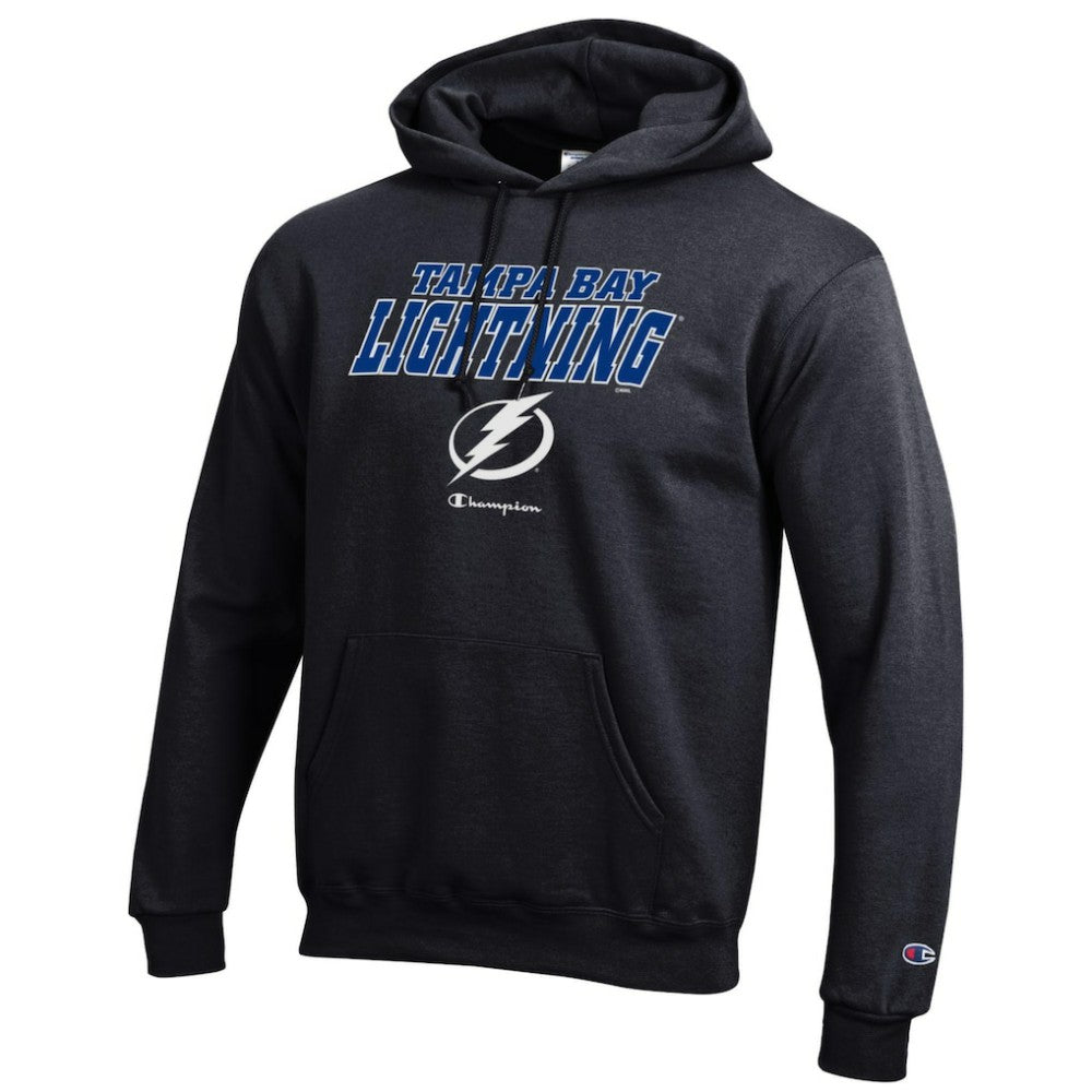 Tampa Bay Lightning Champion Eco Powerblend Pullover Hoodie - Black - NHL 201078127