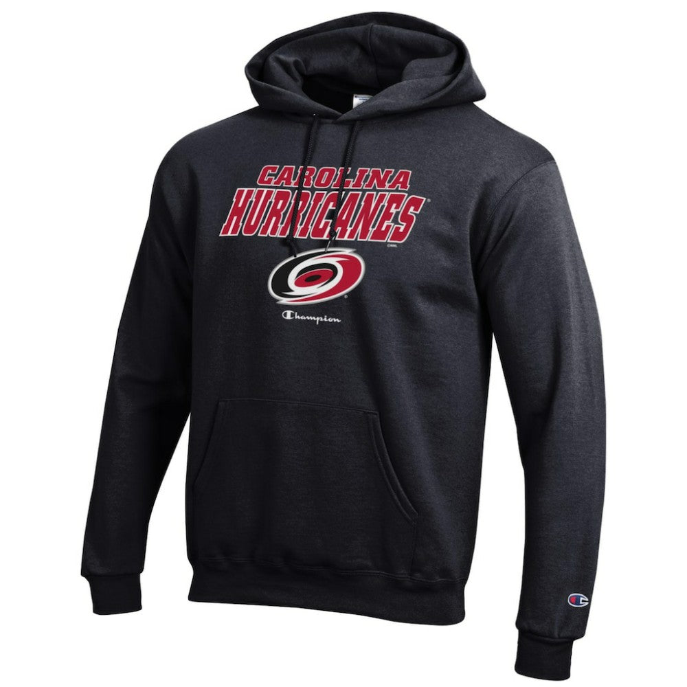 Carolina Hurricanes Champion Eco Powerblend Pullover Hoodie - Black - NHL 201078141