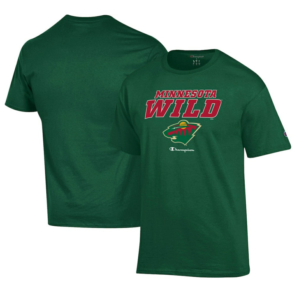 Minnesota Wild Champion Jersey T-Shirt - Hunter Green - NHL 201078185