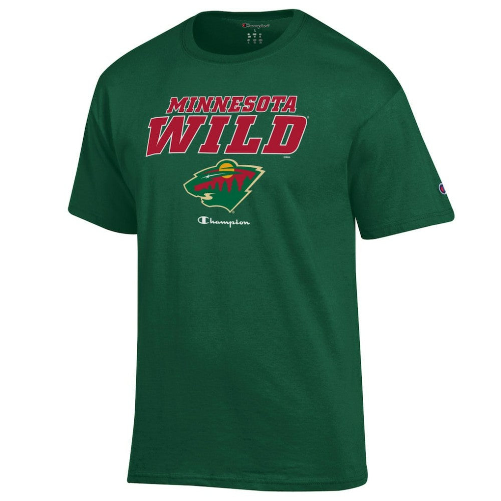Minnesota Wild Champion Jersey T-Shirt - Hunter Green - NHL 201078185