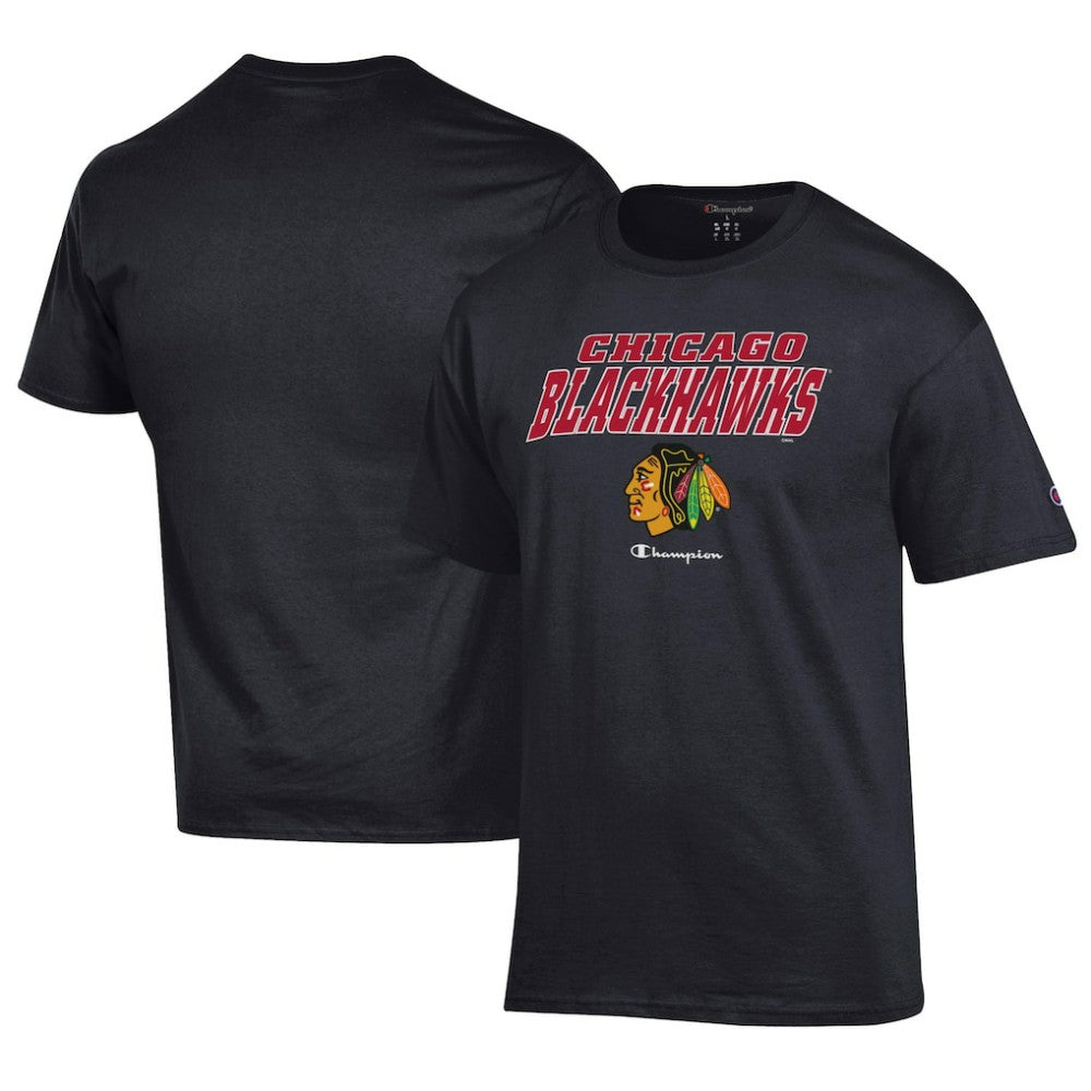 Chicago Blackhawks Champion Jersey T-Shirt - Black - NHL 201078202