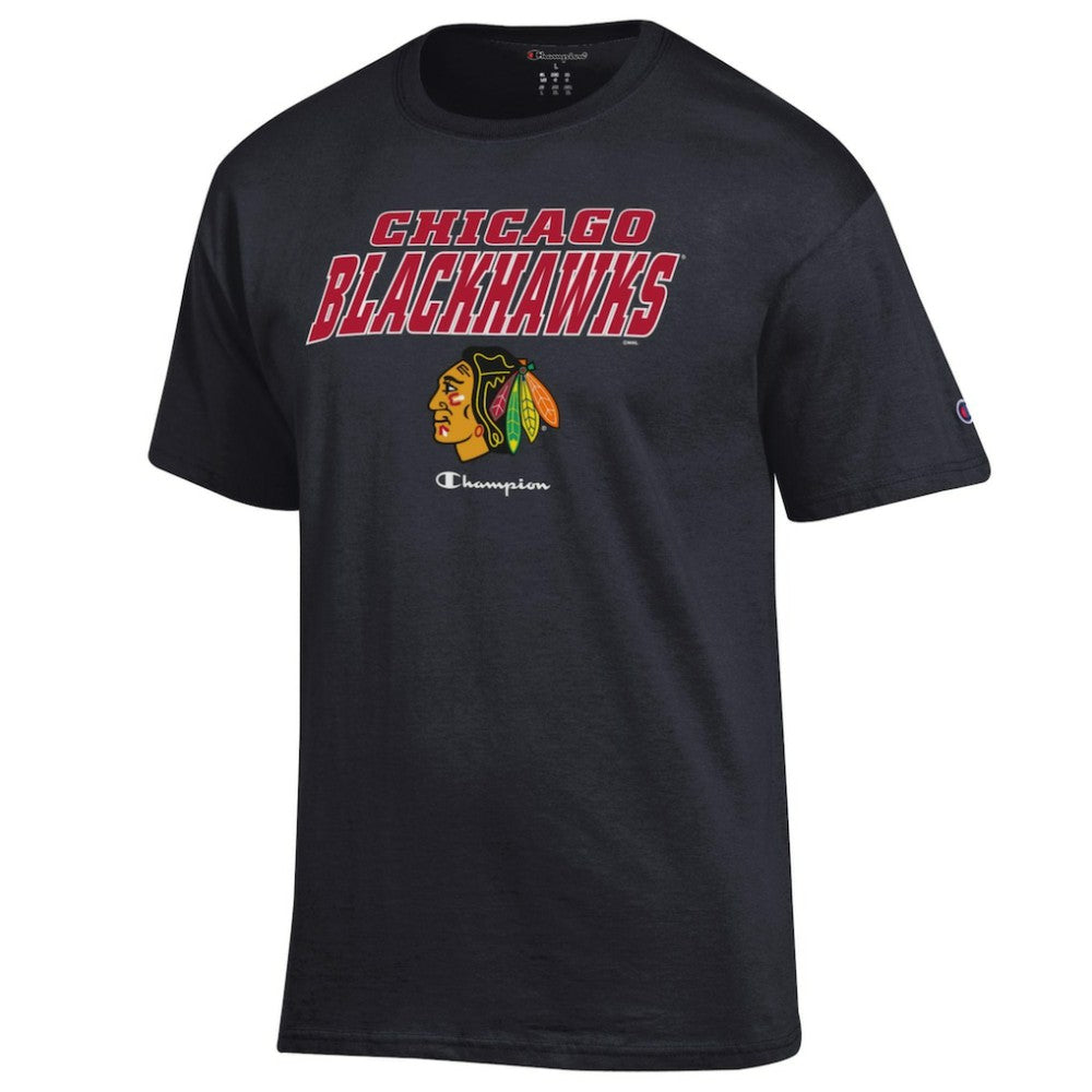 Chicago Blackhawks Champion Jersey T-Shirt - Black - NHL 201078202