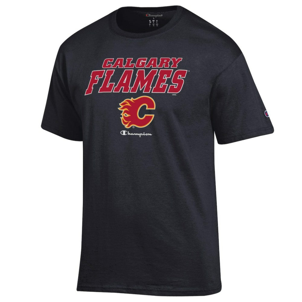 Calgary Flames Champion Jersey T-Shirt - Black - NHL 201078204