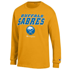 Buffalo Sabres Champion Long-Sleeve Jersey T-Shirt - Gold - NHL 201078213