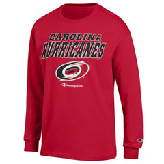 Carolina Hurricanes Champion Long-Sleeve Jersey T-Shirt - Red - NHL 201078215