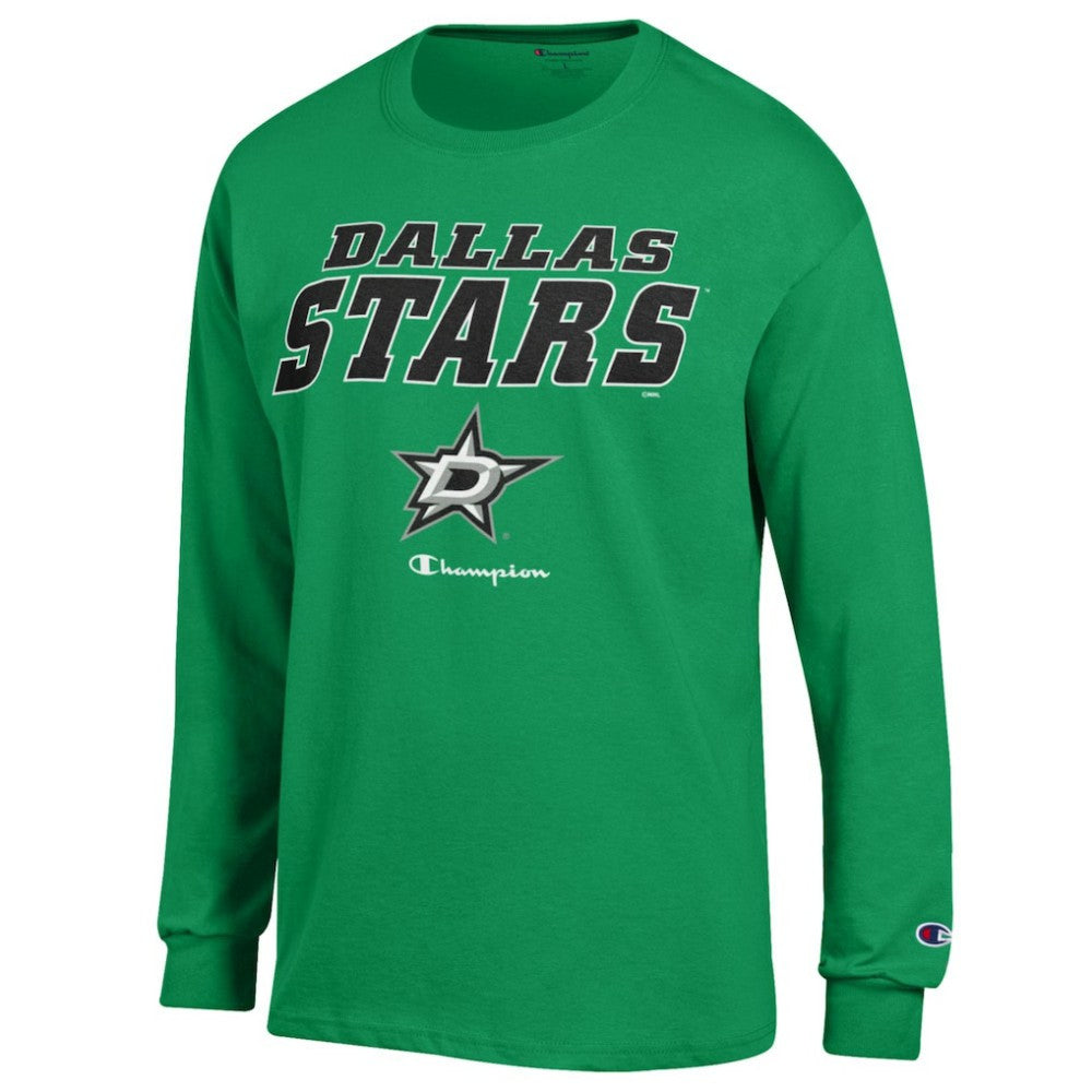 Dallas Stars Champion Long-Sleeve Jersey T-Shirt - Kelly Green - NHL 201078219