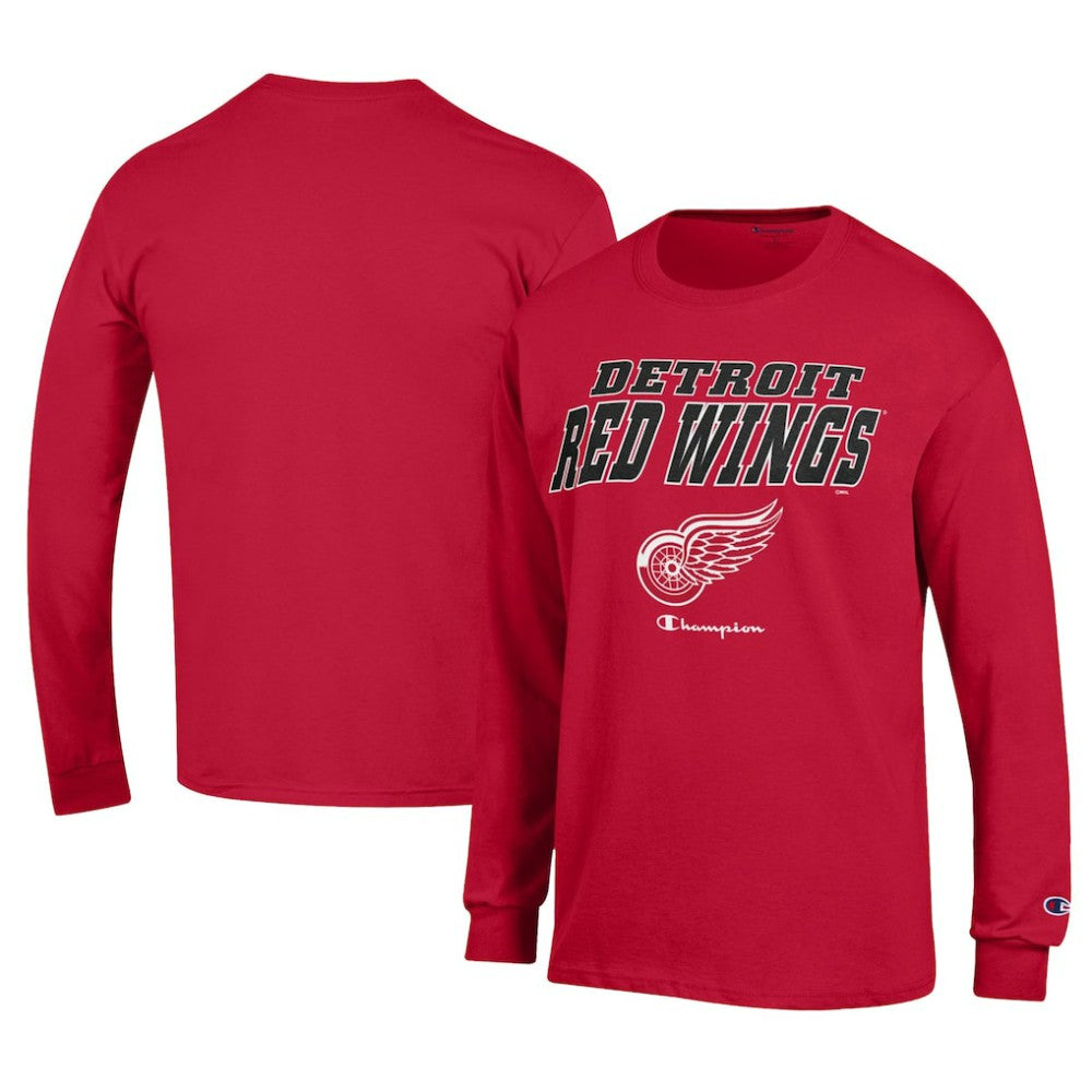 Detroit Red Wings Champion Long-Sleeve Jersey T-Shirt - Red - NHL 201078220