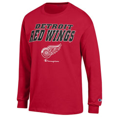 Detroit Red Wings Champion Long-Sleeve Jersey T-Shirt - Red - NHL 201078220