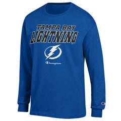 Tampa Bay Lightning Champion Long-Sleeve Jersey T-Shirt - Royal - NHL 201078226
