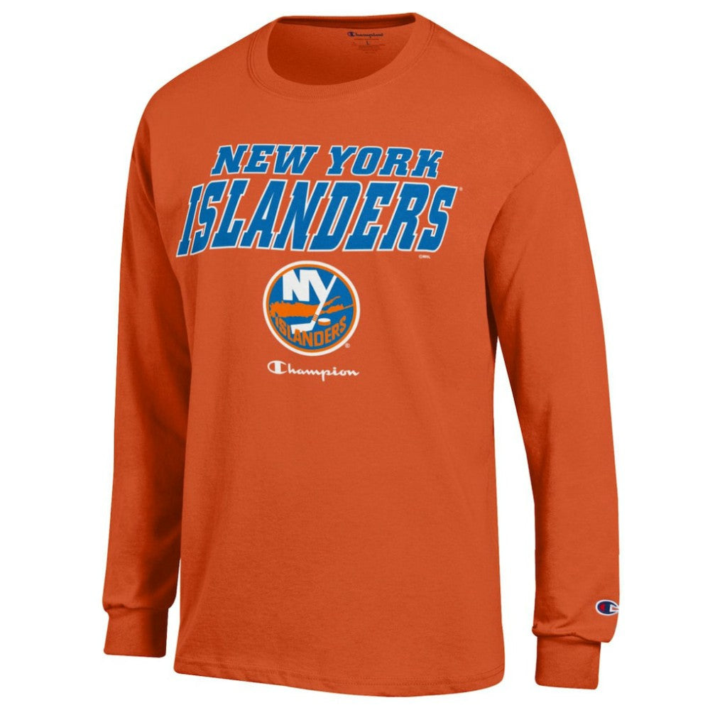 New York Islanders Champion Long-Sleeve Jersey T-Shirt - Orange - NHL 201078231