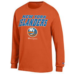 New York Islanders Champion Long-Sleeve Jersey T-Shirt - Orange - NHL 201078231