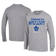 Toronto Maple Leafs Champion Long-Sleeve Jersey T-Shirt - Gray - NHL 201078236