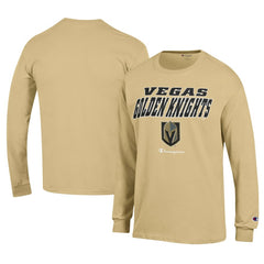 Vegas Golden Knights Champion Long-Sleeve Jersey T-Shirt - Yellow - NHL 201078237