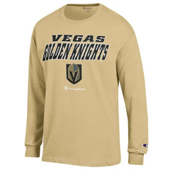 Vegas Golden Knights Champion Long-Sleeve Jersey T-Shirt - Yellow - NHL 201078237