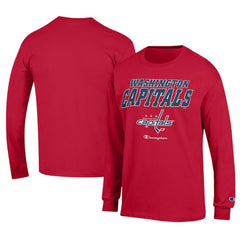 Washington Capitals Champion Long-Sleeve Jersey T-Shirt - Red - NHL 201078238