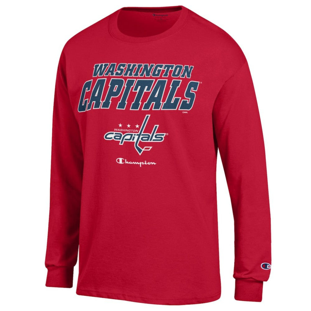 Washington Capitals Champion Long-Sleeve Jersey T-Shirt - Red - NHL 201078238