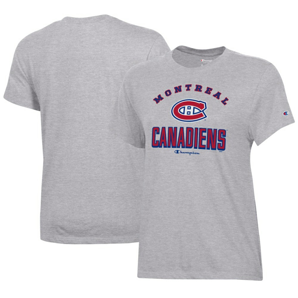 Montreal Canadiens Champion Women's Core T-Shirt - Heather Gray - NHL 201078241