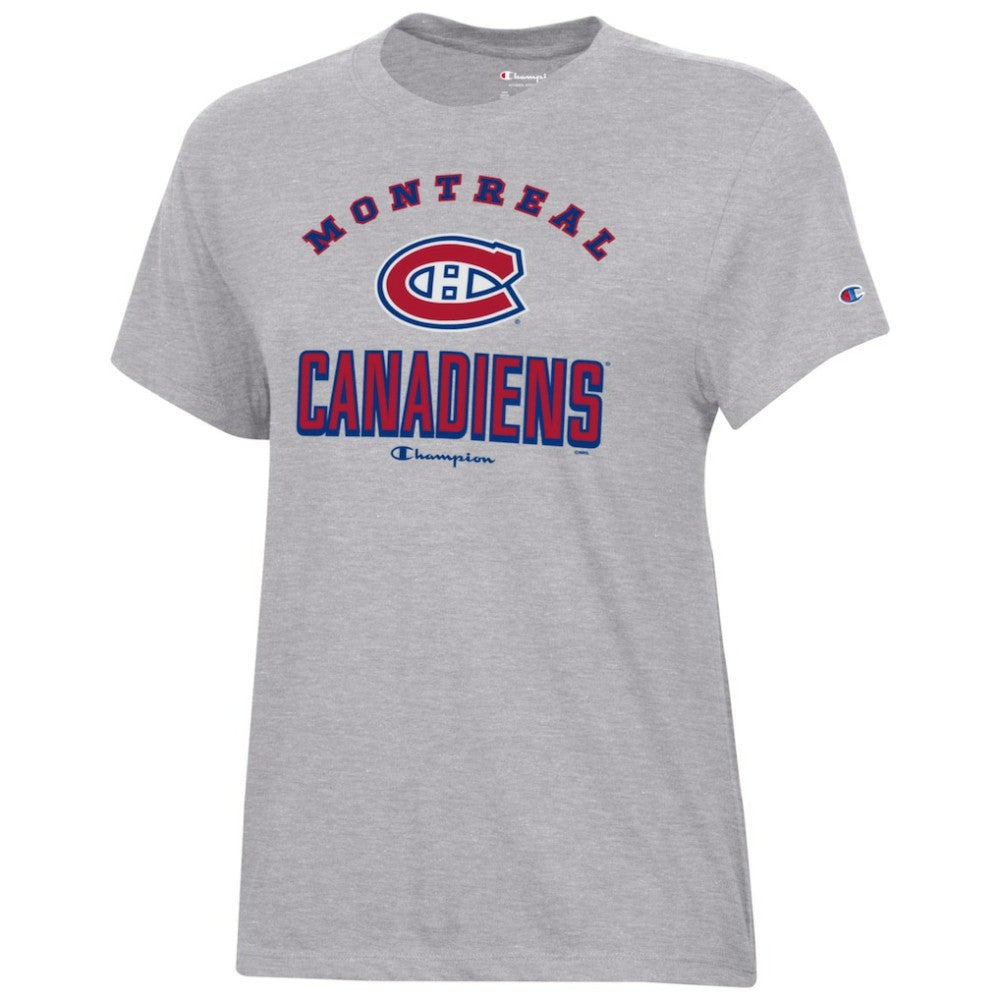 Montreal Canadiens Champion Women's Core T-Shirt - Heather Gray - NHL 201078241
