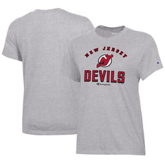 New Jersey Devils Champion Women's Core T-Shirt - Heather Gray - NHL 201078243