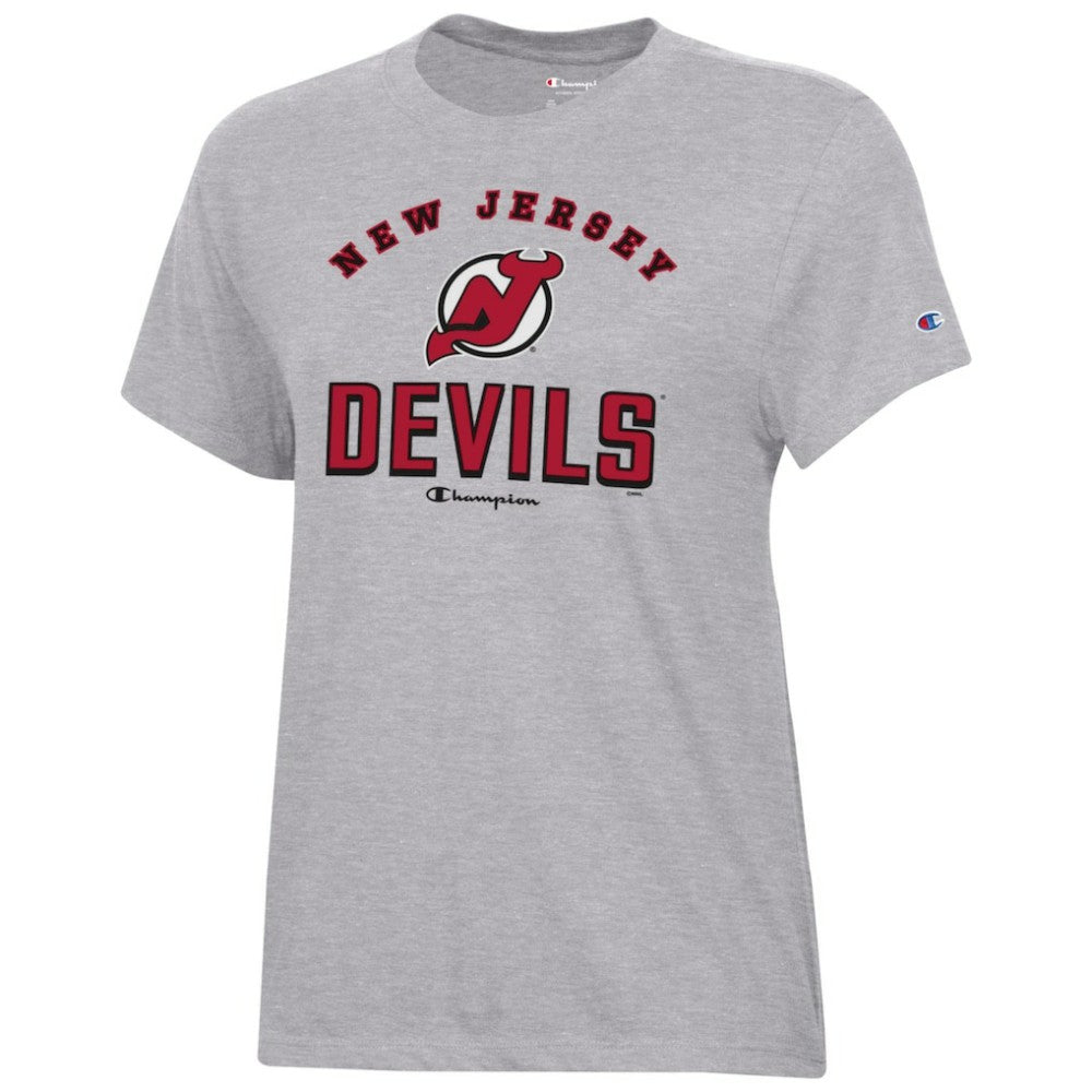 New Jersey Devils Champion Women's Core T-Shirt - Heather Gray - NHL 201078243