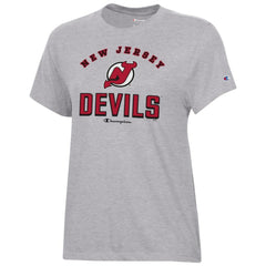 New Jersey Devils Champion Women's Core T-Shirt - Heather Gray - NHL 201078243