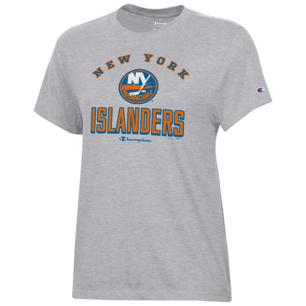 New York Islanders Champion Women's Core T-Shirt - Heather Gray - NHL 201078244