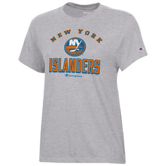 New York Islanders Champion Women's Core T-Shirt - Heather Gray - NHL 201078244